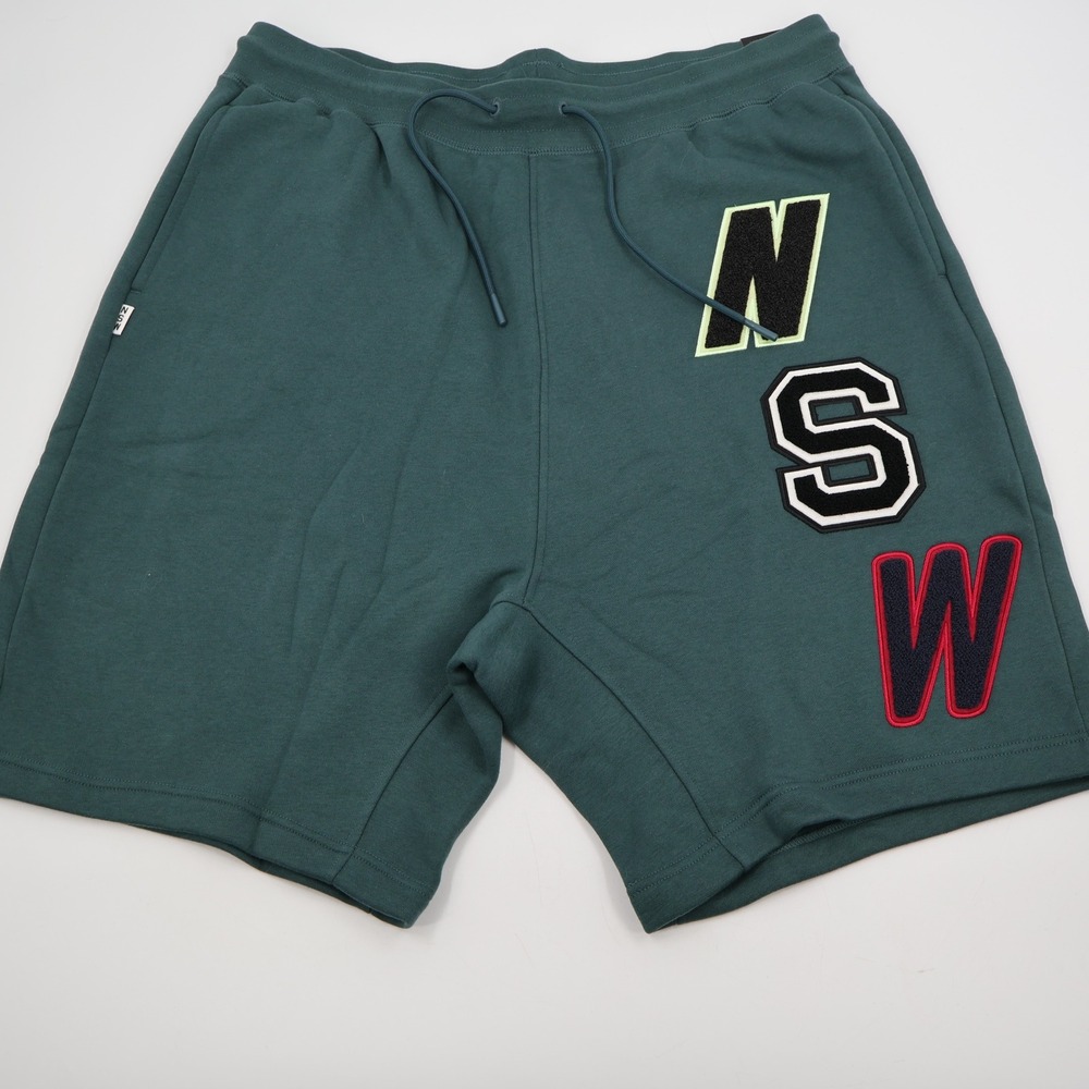 Nike Sportswear NSW Fleece Shorts Mens XXL Green Chenille Patch 930248-303
